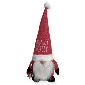Rae Dunn Holly Jolly Plush Gnome